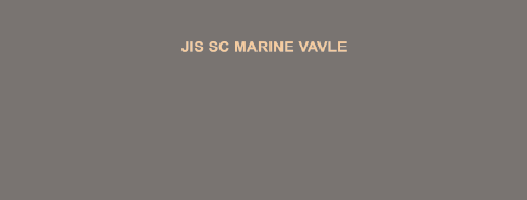 JIS marine SC valves